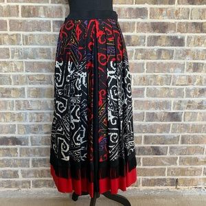 Helene straber pleated vintage long skirt Germany